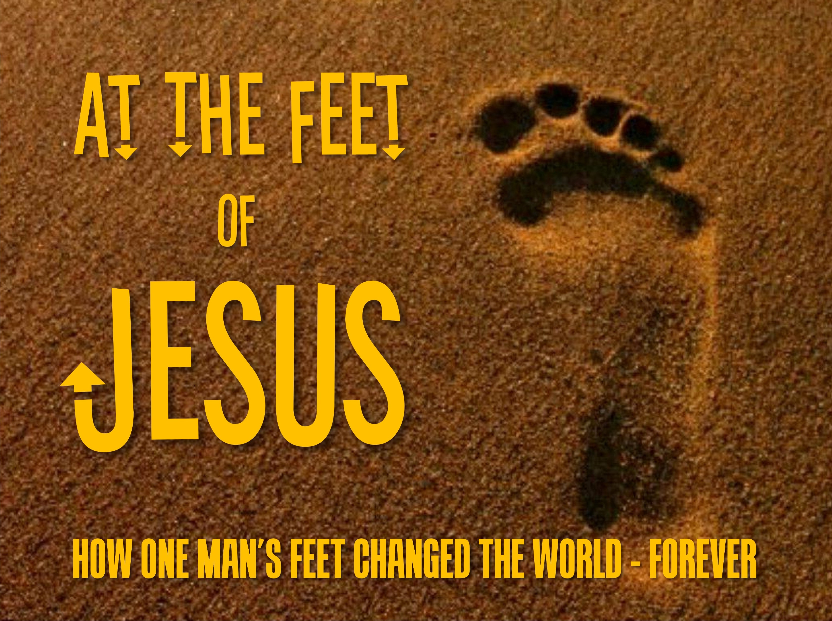 At The Feet Of Jesus poster